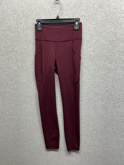 Lululemon Invigorate High-Rise Tight 25" Size 2 Red Merlot