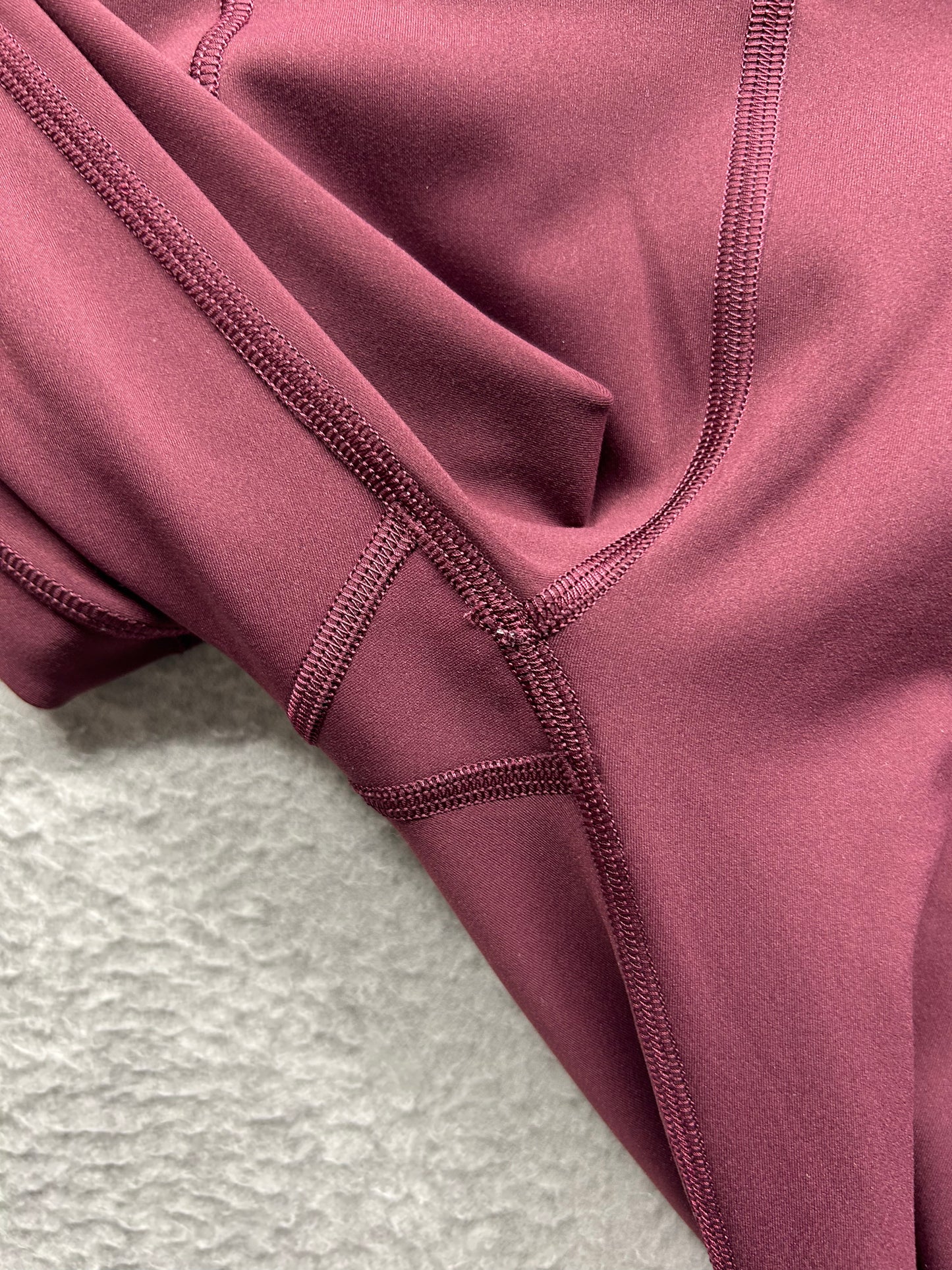 Lululemon Invigorate High-Rise Tight 25" Size 2 Red Merlot