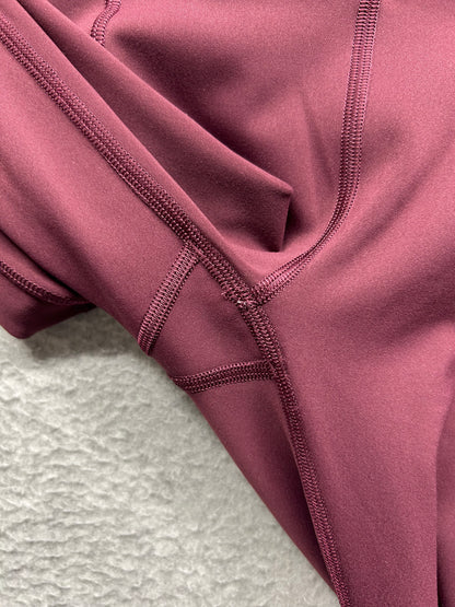 Lululemon Invigorate High-Rise Tight 25" Size 2 Red Merlot