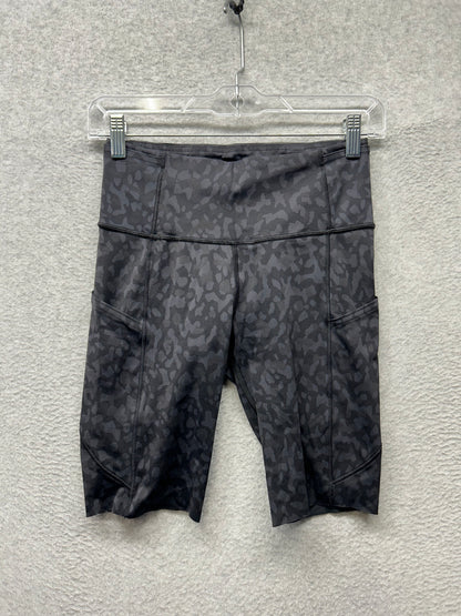 Lululemon Fast And Free Short 10" Size 6  Formation Camo Deep Coal Multi