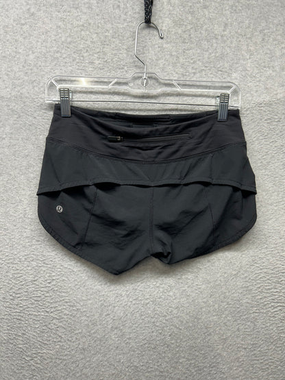 Lululemon Speed Up Short 2.5" Size 2 Black