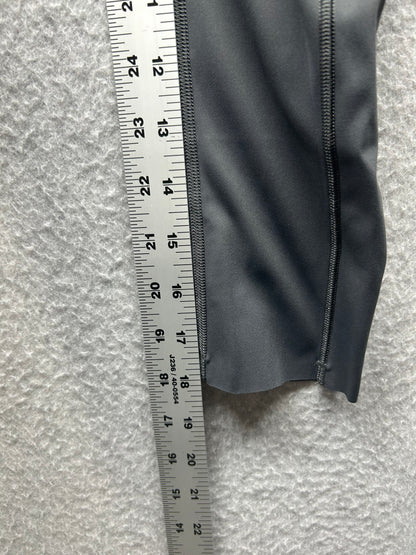 Lululemon Fast and Free Crop II 18" Size 0 Non-Reflective Graphite Grey