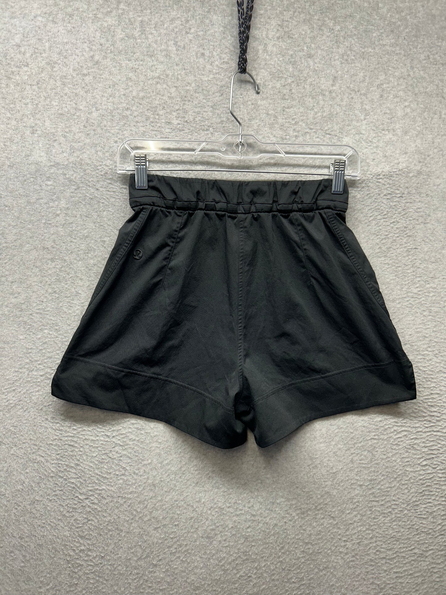 Lululemon Cinchable Waist High-Rise Woven Short 3.5" Size XXS Black