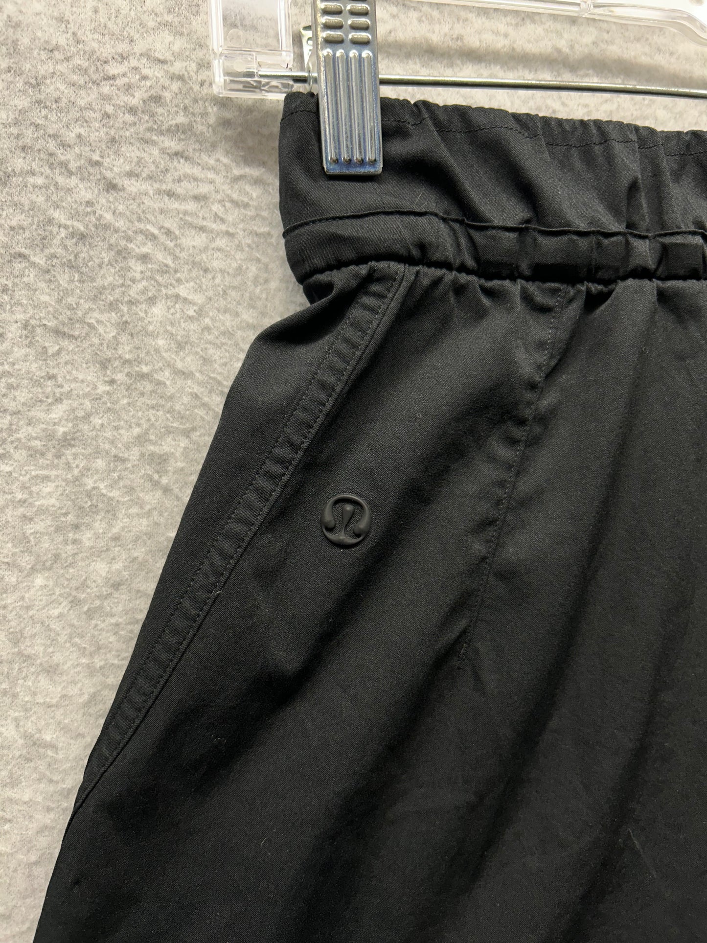 Lululemon Cinchable Waist High-Rise Woven Short 3.5" Size XXS Black