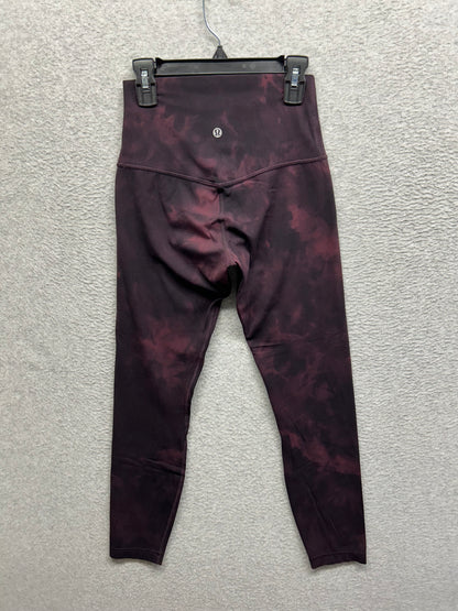 Lululemon Align Pant 25" Size 4 Diamond Dye Cassis Black