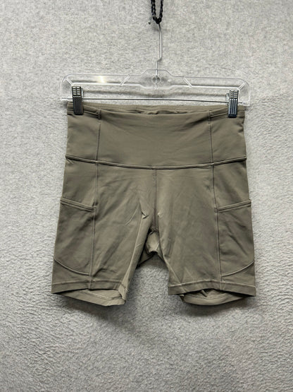 Lululemon Fast and Free Short 6" Size 6 Dark Olive
