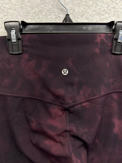 Lululemon Align Pant 25" Size 4 Diamond Dye Cassis Black