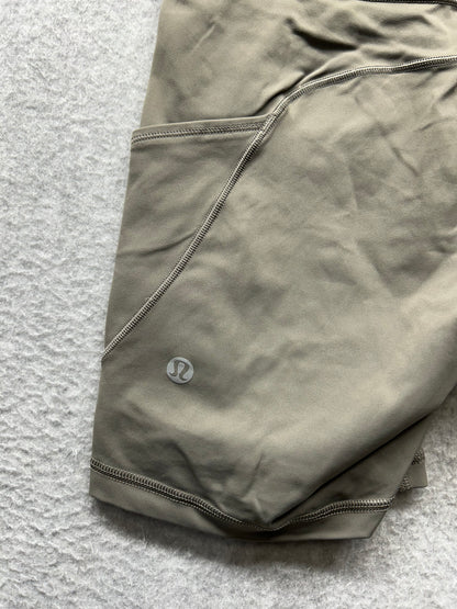 Lululemon Fast and Free Short 6" Size 6 Dark Olive