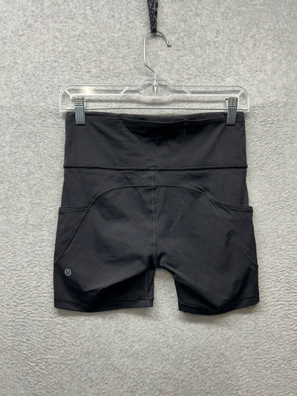 Lululemon Fast And Free Short 6" Size 6 Black