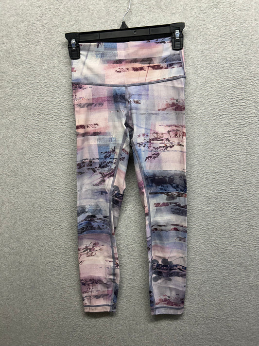 Lululemon Wunder Under High-Rise 7/8 Tight Full-On Luxtreme 25" Size 4 Sunrise Silhouette Multi