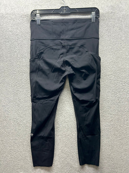 Lululemon Fast and Free High-Rise Crop 23" Size 8 Black
