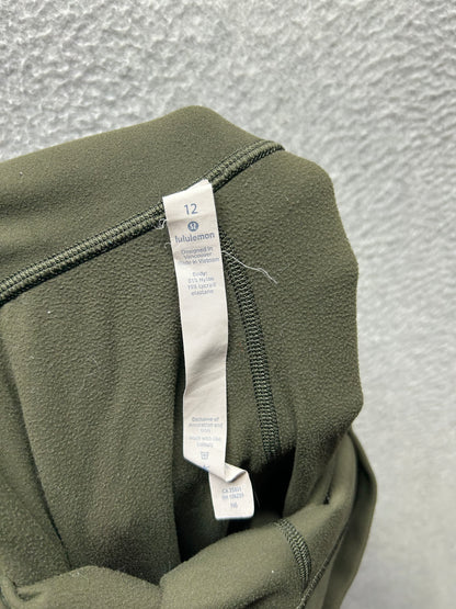 Lululemon Align Pant II 25" Size 12 Military Green