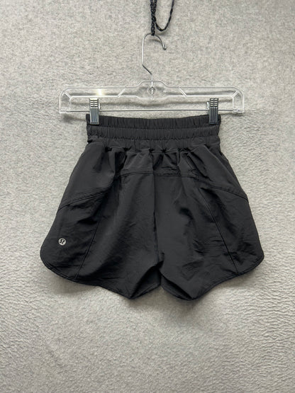 Lululemon Track That Short 5" Size 0 Black