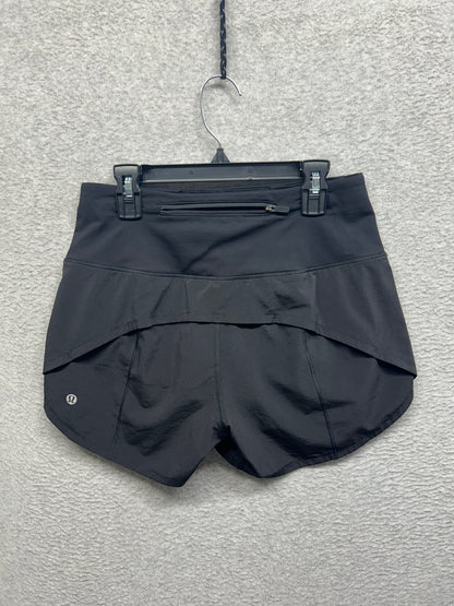 Lululemon Speed Up Short Long High-Rise 4" Size 4 (Square) Black