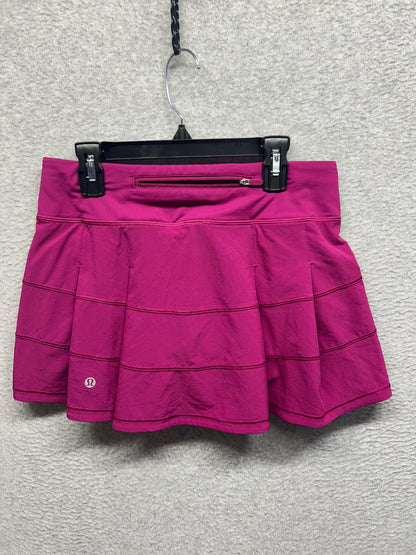 Lululemon Pace Rival Mid-Rise Skirt Size 4 Magenta Purple