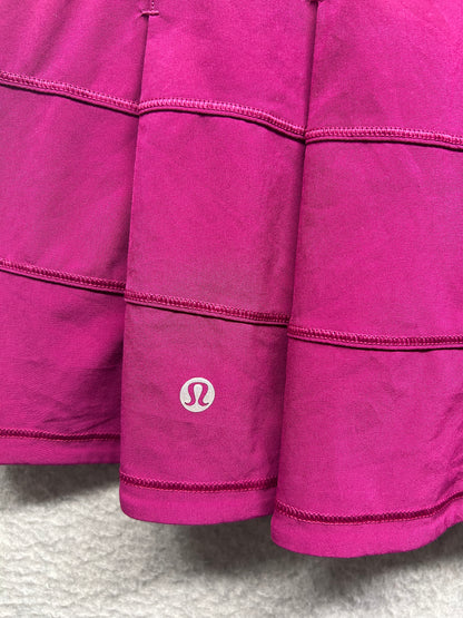 Lululemon Pace Rival Mid-Rise Skirt Size 4 Magenta Purple