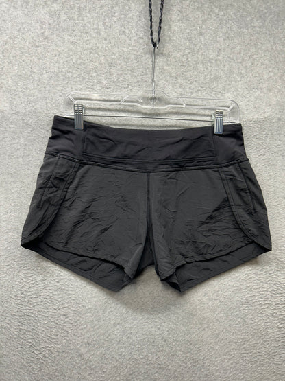 Lululemon Run Times Short 4" Size 6 Black