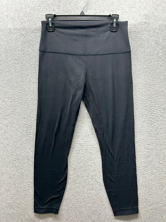 Lululemon Align Pant II 25" Size 10 Diverge Emboss Black