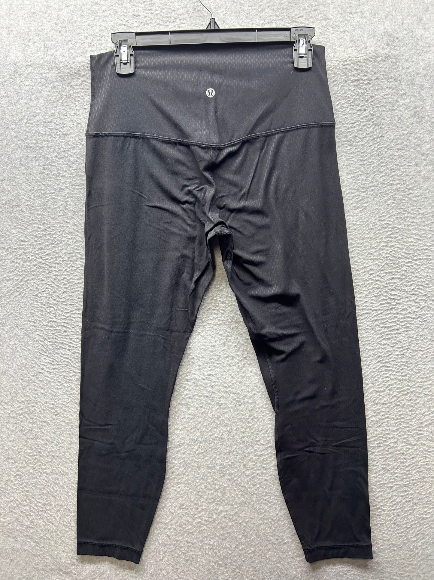 Lululemon Align Pant II 25" Size 10 Diverge Emboss Black