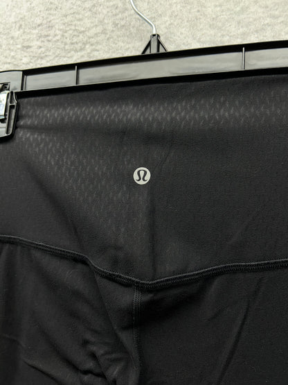 Lululemon Align Pant II 25" Size 10 Diverge Emboss Black
