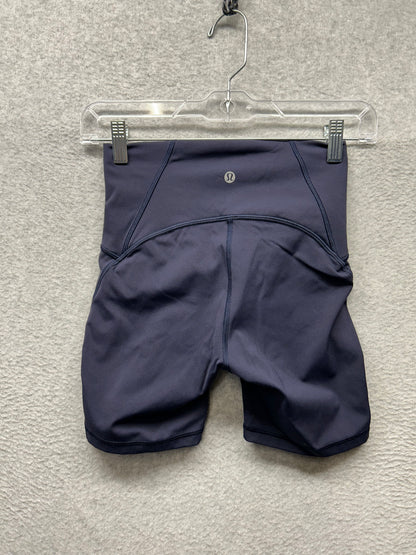 Lululemon Train Times Short 6" Size 4 Midnight Navy