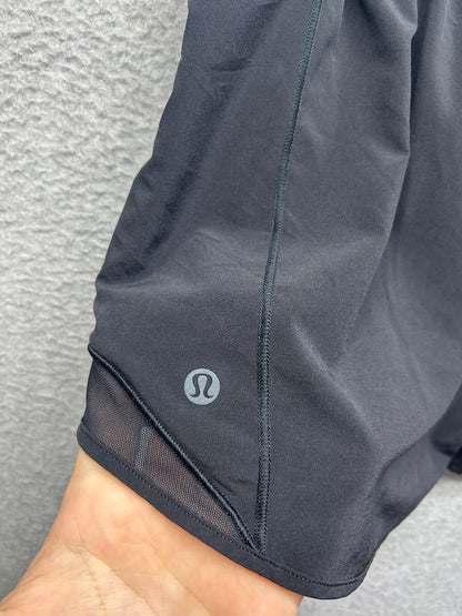 Lululemon Hotty Hot Short High-Rise Long 4" Size 4 (Square) Black