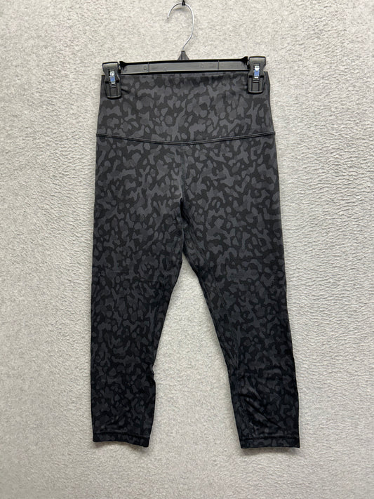 Lululemon Align Crop 21" Size 6 Formation Camo Deep Coal Multi