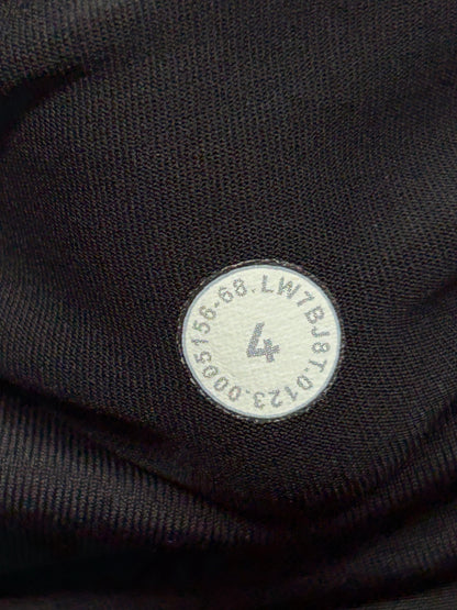 Lululemon Speed Up High-Rise Short 4" Long Size 4 Black