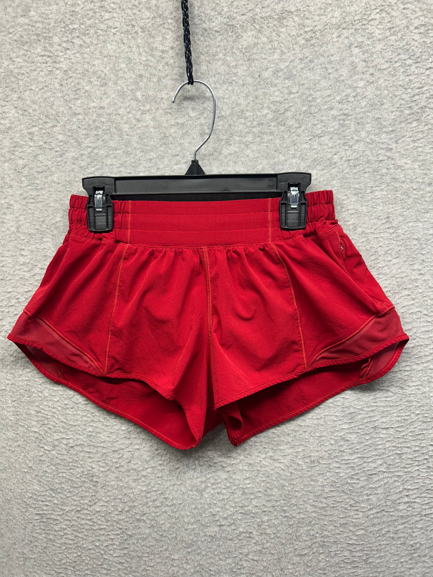 Lululemon Hotty Hot Short II 2.5" Size 4 Dark Red