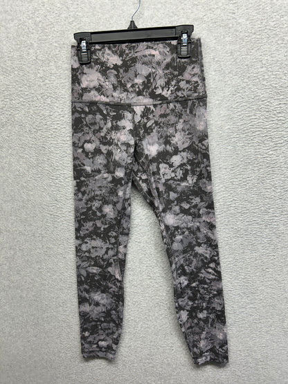 Lululemon Align Pant II 25" Size 4  Floral Illusion Ice Grey Multi