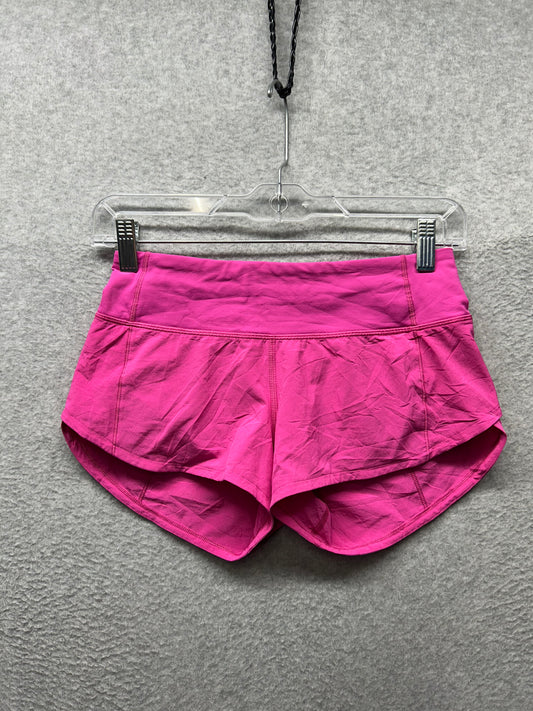 Lululemon Speed Up Short 2.5" Size 0 Ripened Raspberry