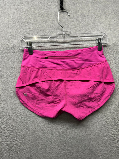 Lululemon Speed Up Short 2.5" Size 0 Ripened Raspberry