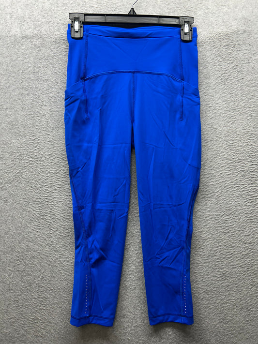 Lululemon Swift Speed High-Rise Crop 22" Size 4 Cerulean Blue