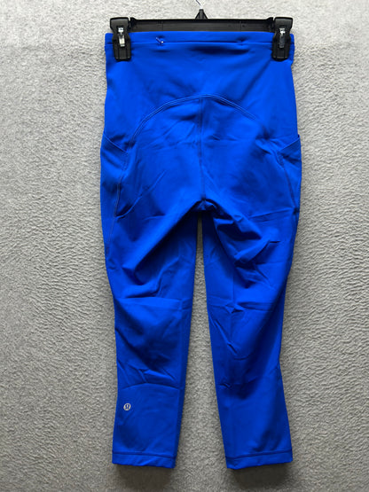 Lululemon Swift Speed High-Rise Crop 22" Size 4 Cerulean Blue