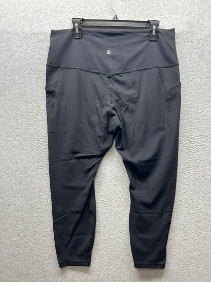 Lululemon Align High Rise Pant with Pockets 25" Size 16 Black