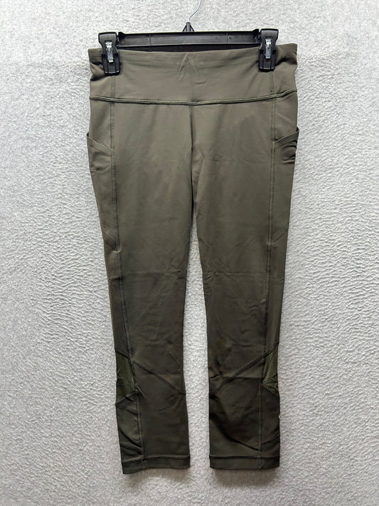 Lululemon Pace Rival Crop 23" Size 6 Dark Olive