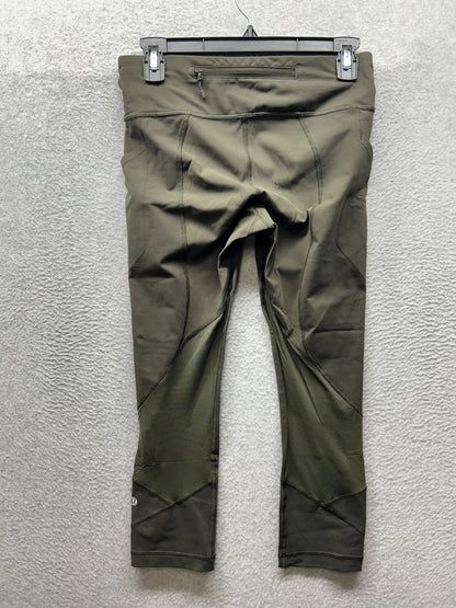 Lululemon Pace Rival Crop 23" Size 6 Dark Olive