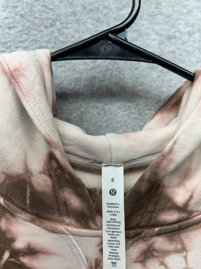 Lululemon All Yours Hoodie Size 8 Earth Dye Clay