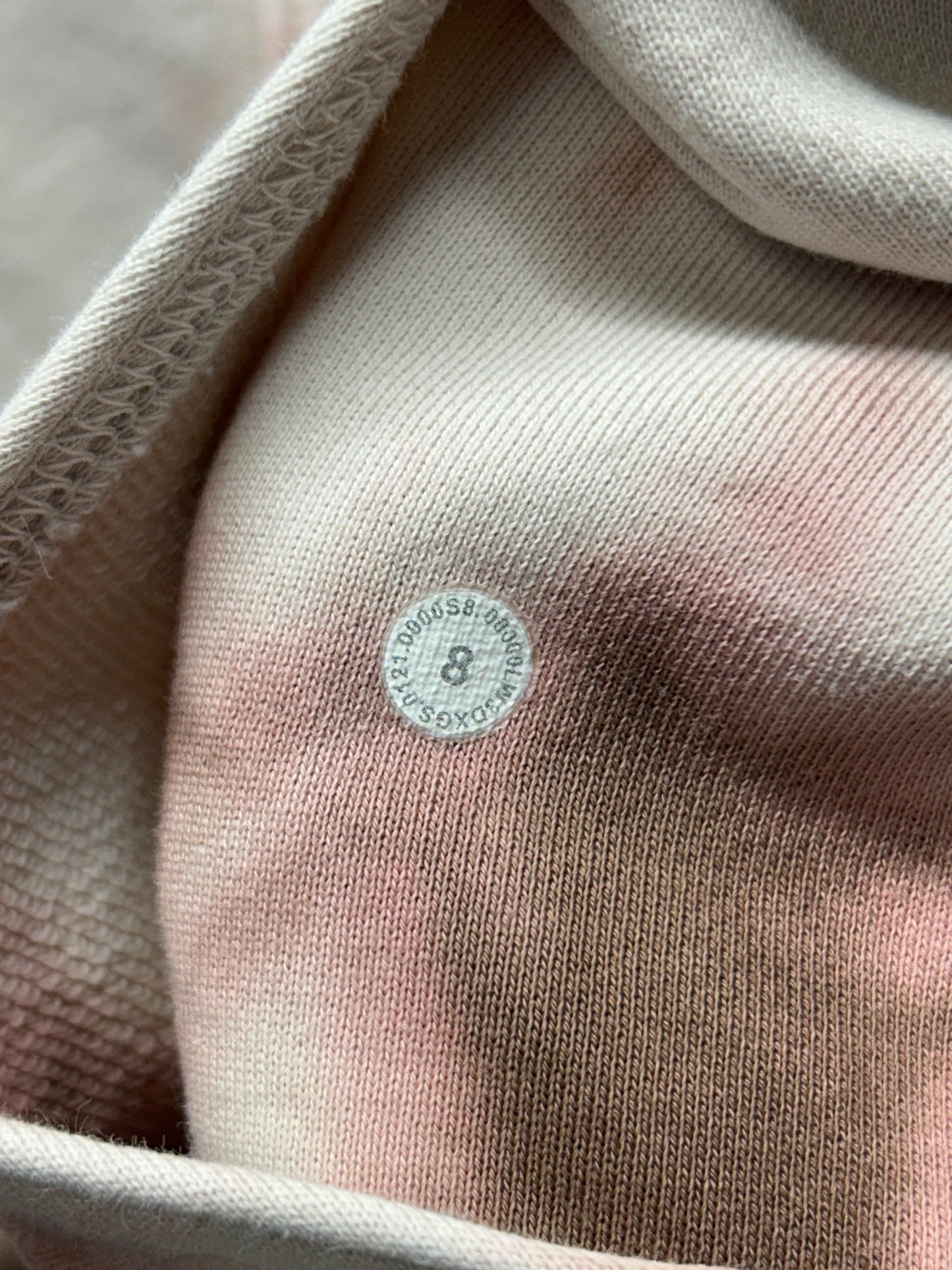Lululemon All Yours Hoodie Size 8 Earth Dye Clay