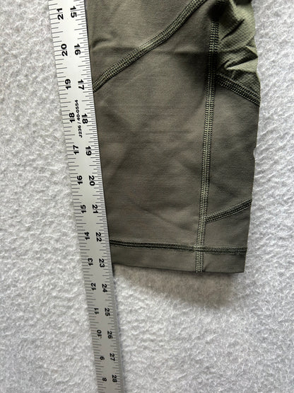 Lululemon Pace Rival Crop 23" Size 6 Dark Olive
