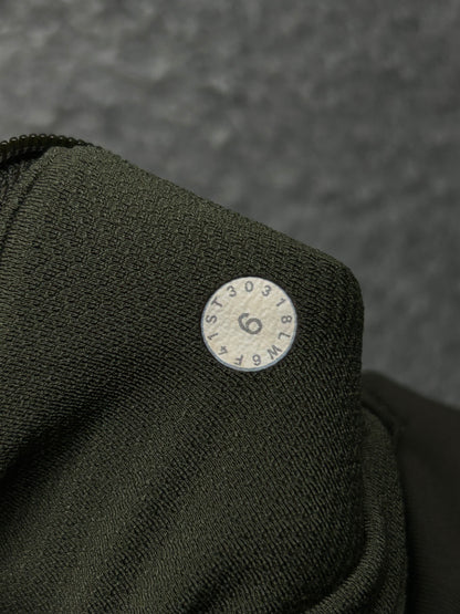 Lululemon Pace Rival Crop 23" Size 6 Dark Olive