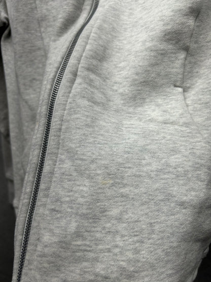 Lululemon Scuba Hoodie Full Zip Light Cotton Fleece Size 12 Heathered Core Ultra Light Gray
