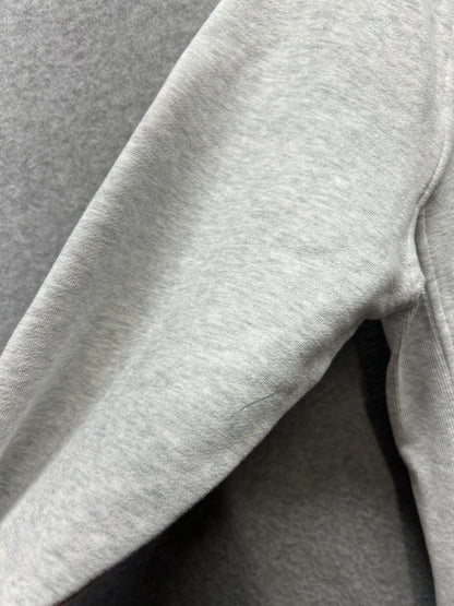 Lululemon Scuba Hoodie Full Zip Light Cotton Fleece Size 12 Heathered Core Ultra Light Gray