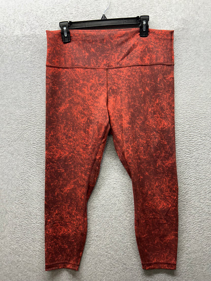 Lululemon Wunder Train High-Rise Tight 26" Size 16 Denim Wash Print Autumn