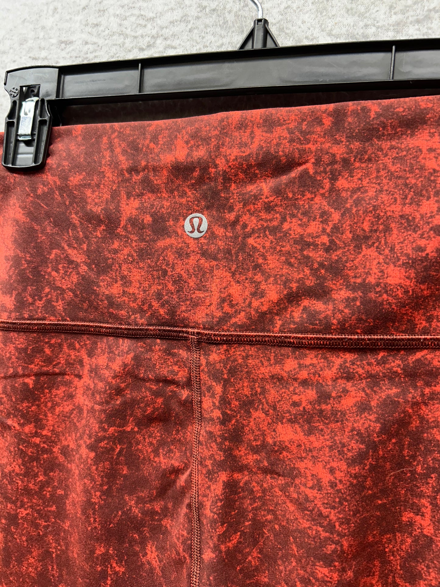 Lululemon Wunder Train High-Rise Tight 26" Size 16 Denim Wash Print Autumn
