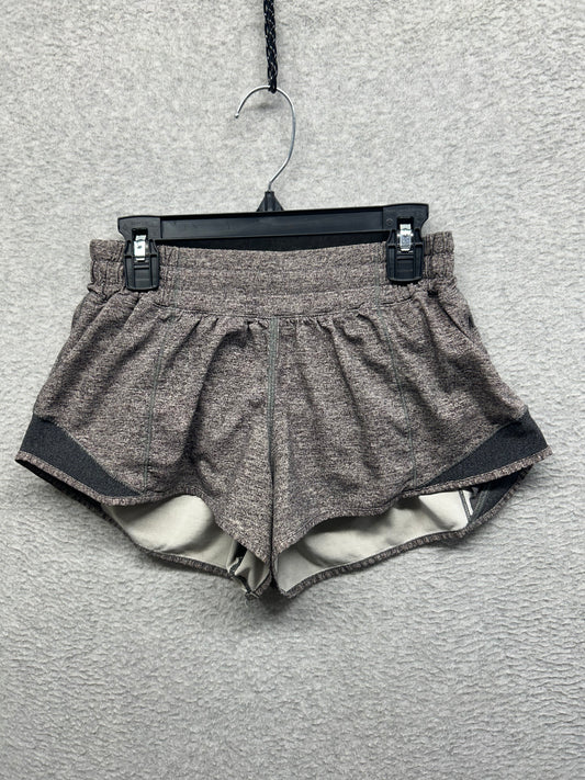 Lululemon Hotty Hot Short II 2.5" Size 4 Heather Lux Multi Black