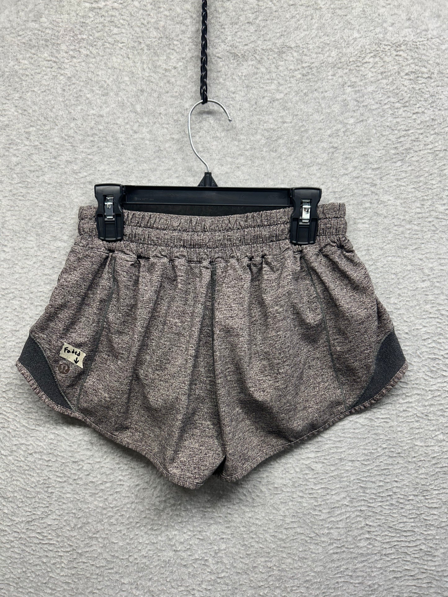 Lululemon Hotty Hot Short II 2.5" Size 4 Heather Lux Multi Black
