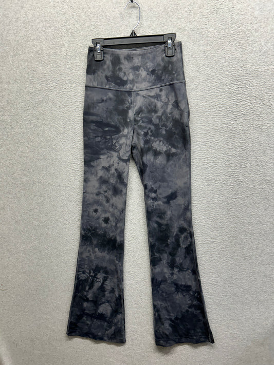 Lululemon Groove Super-High-Rise Flared Pant Size 4 Diamond Dye Pitch Grey Graphite Grey