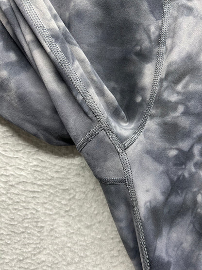 Lululemon Groove Super-High-Rise Flared Pant Size 4 Diamond Dye Pitch Grey Graphite Grey
