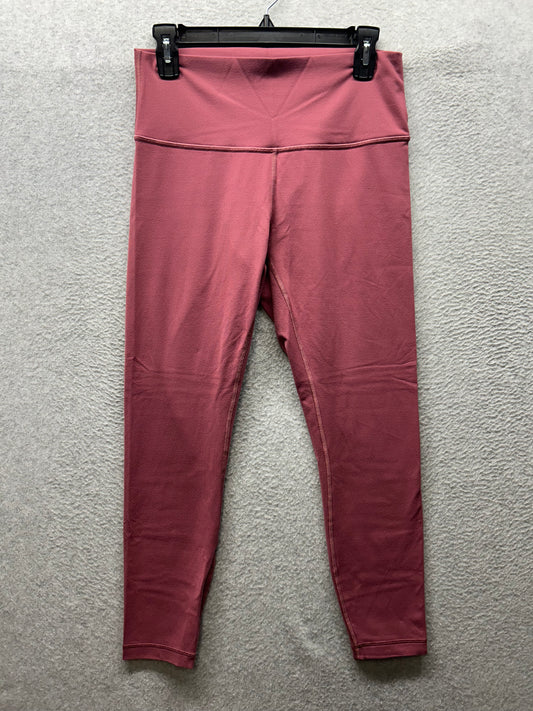 Lululemon Wunder Under Hi-Rise 7/8 Tight Full-On Luon 27" Size 10 So Merlot